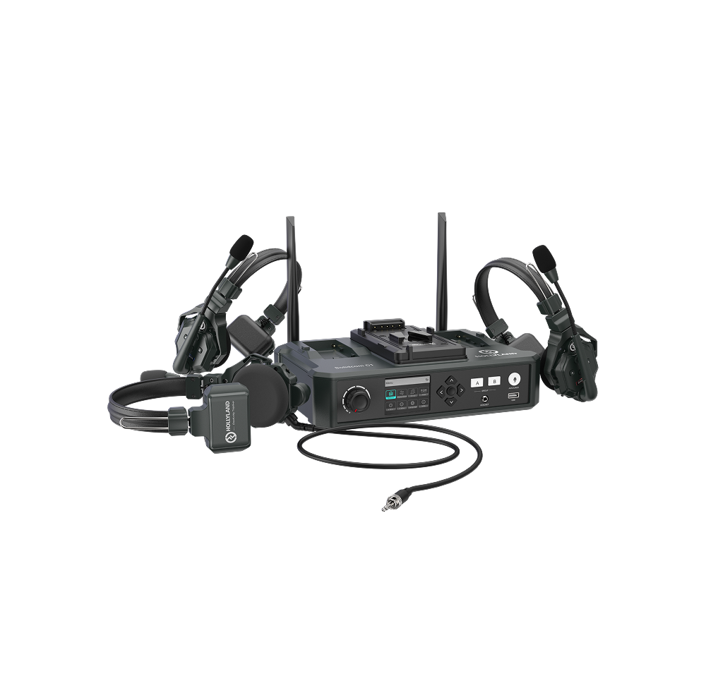 Hollyland Solidcom C1 - 全二重通信対応ワイヤレスインターコムヘッド Hollyland Solidcom C1 - 全二重通信対応ワイヤレスインターコムヘッド