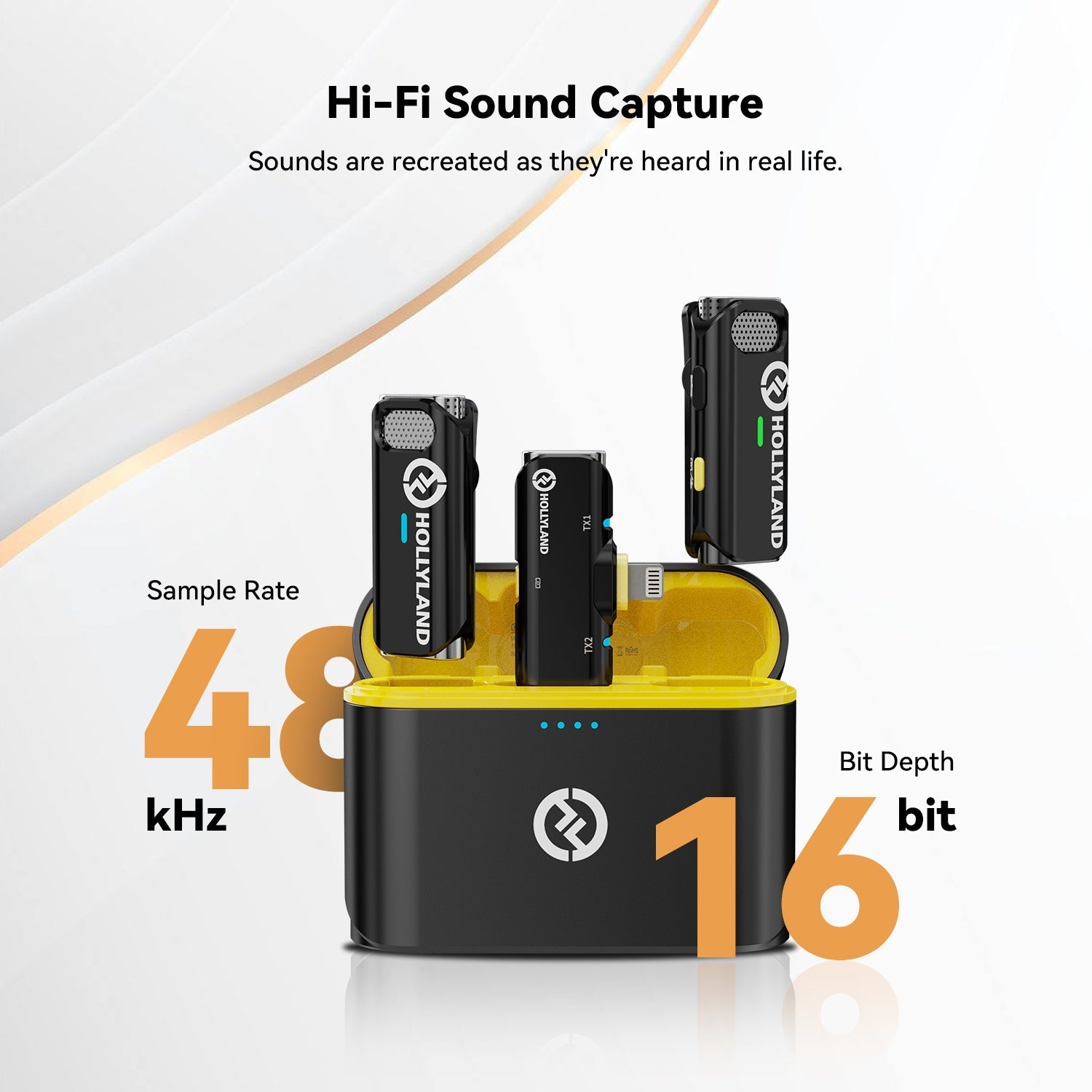 Hollyland Lark C1- Wireless Microphone Curated for Phone