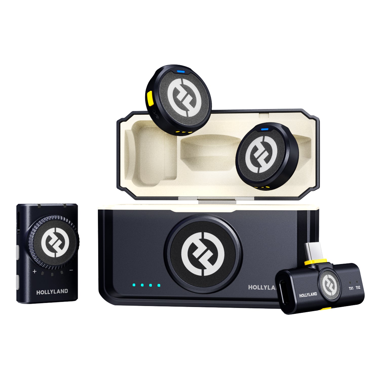 配信機器・PA機器・レコーディング機器 Hollyland Lark M2 Lighting Amazon.com: Hollyland Lark M2 Wireless Lavalier Microphone for