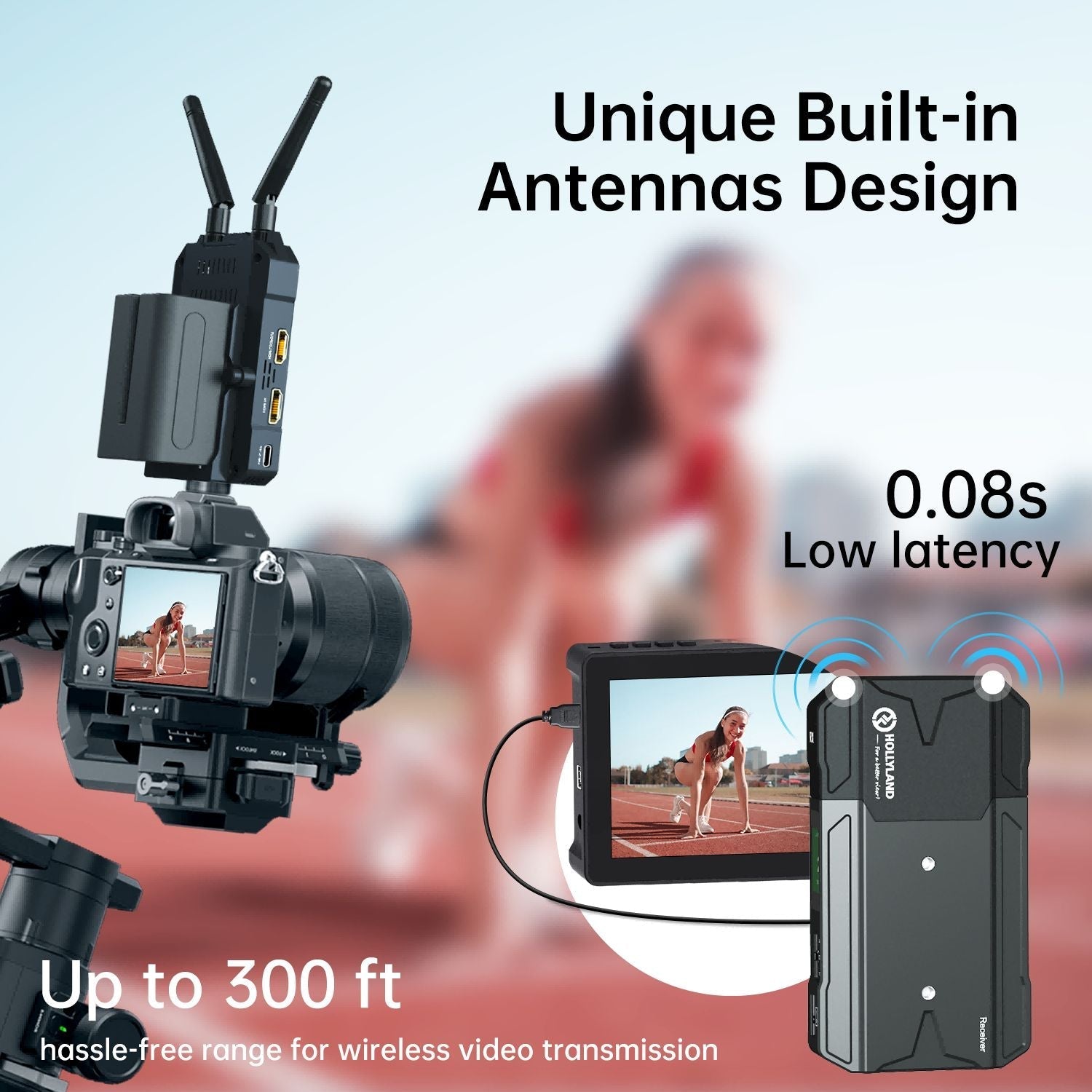Hollyland MARS 300 PRO - HDMI ワイヤレス ビデオ伝送システム Hollyland MARS 300 PRO - HDMI ワイヤレス ビデオ伝送システム