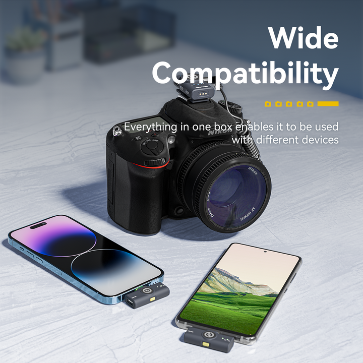 LARK M2 Wireless Microphone - An Ultra-lightweight Plug-and-Play LARK M2 Wireless Microphone - An Ultra-lightweight Plug-and-Play